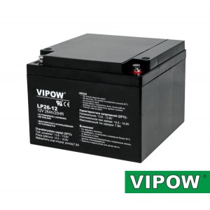 Batéria olovená 12V/26Ah VIPOW Batéria olovená 12V/26Ah VIPOW