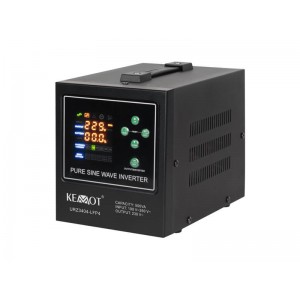 Zdroj záložný KEMOT PROsinus-500-LFP4 12V 230V 500VA 300W Black Zdroj záložný KEMOT PROsinus-500-LFP4 12V 230V 500VA 300W Black